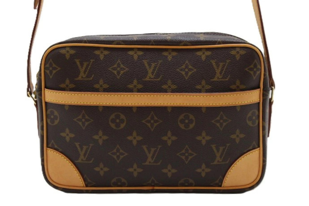 LOUIS VUITTON Trocadero Monogram Shoulder Bag Canvas